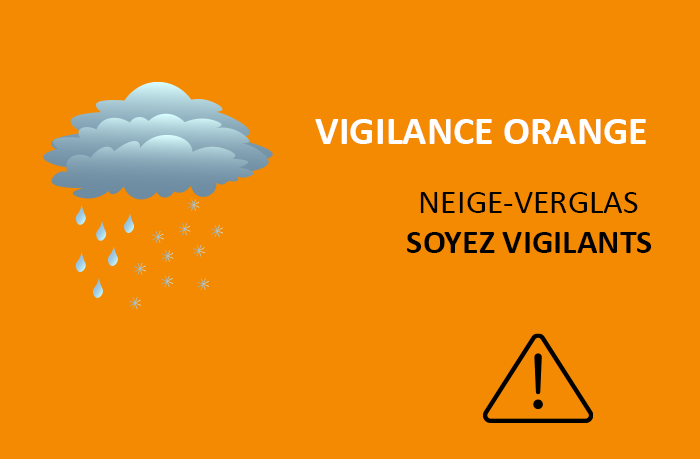 Alerte neige verglas ORANGE