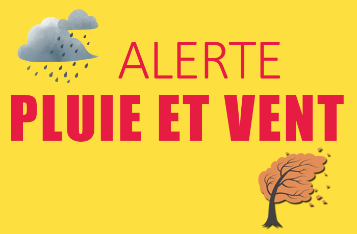 Pluie vent jaune