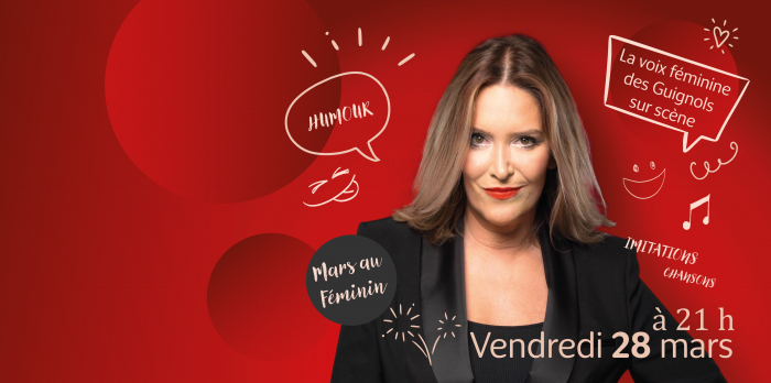 Sandrine Alexi, la Voix des Guignols, imite toutes les femmes 